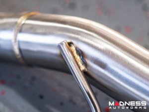 Jaguar F-TYPE Performance Exhaust System - MADNESS - 3.0L V6 - Dual Side Exit - Black Chrome Exhaust Tips Jaguar F-TYPE Performance Exhaust System - MADNESS - 3.0L V6 - Dual Side Exit - Black Chrome Exhaust Tips